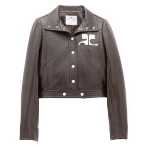 Courrèges Brown Jackets - Biker Jackets Women
